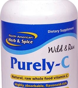 Purely-C North American Herb & Spice 700mg - 90 Cápsulas Vegetais - Vitamina C Natural