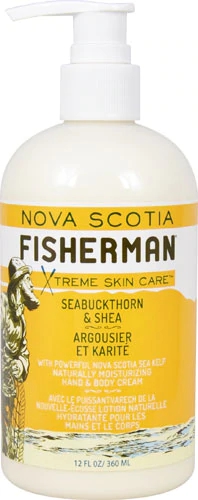 Creme para Mãos e Corpo Nova Scotia Fisherman Seabuckthorn & Shea 355ml - Hidratação Profunda