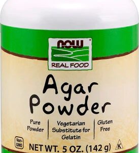 Agar-Agar em Pó NOW Foods - 142g: Gelificante Natural para Suas Receitas e Bem-Estar