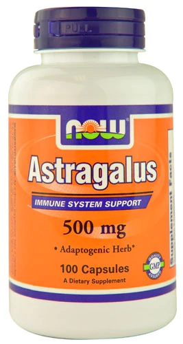 NOW Astragalus 500mg - 100 Cápsulas: Fortaleça sua Imunidade e Vitalidade