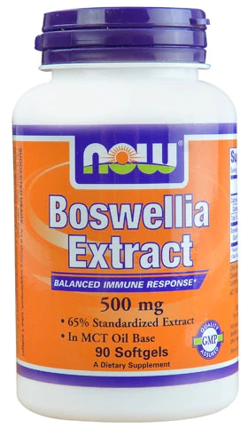 NOW Boswellia Extract 500 mg - Suporte Articular - 90 Cápsulas Softgel