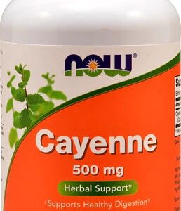 NOW Cayenne -- 500 mg - 100 Capsules