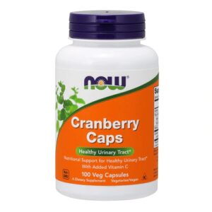NOW Cranberry Caps - Suplemento de Cranberry 100 Cápsulas Veganas