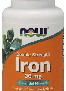 NOW Double Strength Iron - 36 mg - 90 Cápsulas Vegetais