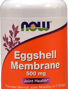 NOW Eggshell Membrane 500mg - 60 Cápsulas Veganas - Saúde das Articulações