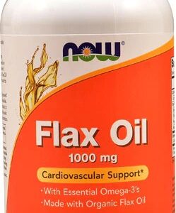 NOW Flax Oil -- 1000 mg - 250 Softgels