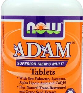 NOW Foods ADAM™ Superior Men's Multi - Multivitamínico Masculino - 60 Tabletes