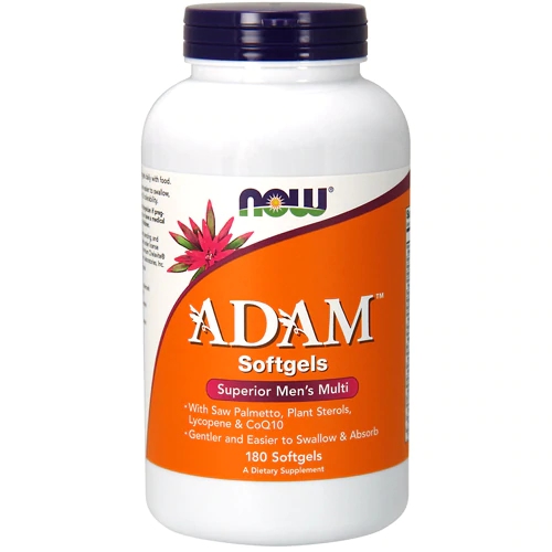 NOW Foods Adam Superior Men's Multi 180 Softgels - Multivitamínico Completo