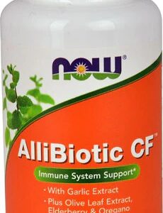 NOW Foods AlliBiotic CF™ - Suporte Imunológico com Ervas - 60 Cápsulas Softgel