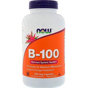 NOW Foods B-100 -- 250 Vegetarian Capsules