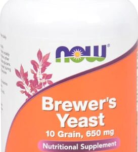 Levedura de Cerveja NOW Foods 650 mg - 200 Tabletes - Suplemento Nutricional