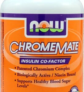 NOW Foods ChromeMate® - Cromo Picolinato - 180 Cápsulas Vegetais