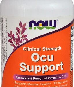 NOW Foods Clinical Strength Ocu Support Suplemento para Olhos - 90 Cápsulas Veganas