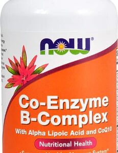 NOW Foods Co-Enzyme B-Complex - 60 Cápsulas Vegetais: Energia e Bem-Estar Essenciais