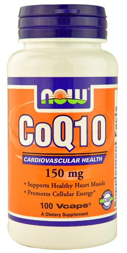 NOW Foods CoQ10 150mg - 100 Cápsulas Vegetais - Energia e Saúde Cardiovascular