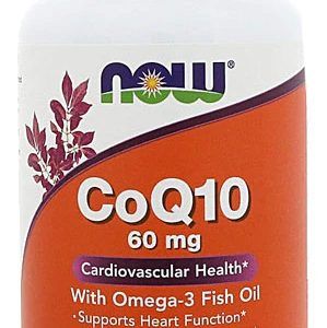 Comprar now foods coq10 with omega-3 fish oil -- 60 mg - 120 softgels preço no brasil coq10 suporte ao coração tópicos de saúde suplemento importado loja 13 online promoção - 18 de agosto de 2022