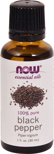 Óleo Essencial de Pimenta Preta NOW Foods 30ml - Bem-Estar e Alívio Natural