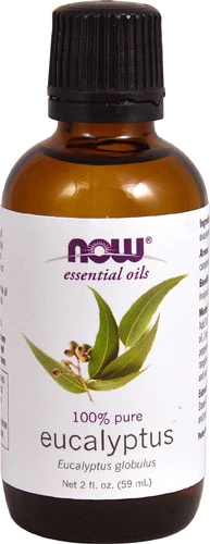 Óleo Essencial de Eucalipto NOW Foods - 59ml - Aroma Puro e Benefícios Respiratórios