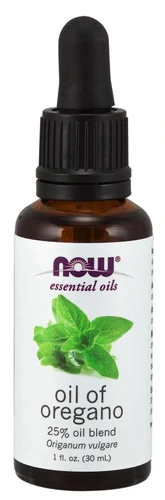 Óleo de Orégano NOW Foods Essencial 30ml - Puro e Poderoso
