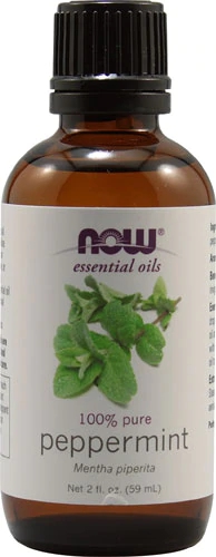 Óleo Essencial de Hortelã NOW Foods Peppermint - 59ml (2 fl oz) - Pureza e Bem-Estar