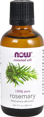 Óleo Essencial de Alecrim NOW Foods 100% Puro - 59ml (2 fl oz) - Aroma e Bem-Estar Natural
