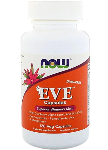 NOW Foods EVE™ Superior Women's Multi Iron-Free -- 120 Veg Capsules