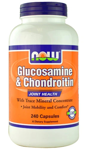 NOW Foods Glucosamina e Condroitina - 240 Cápsulas para Saúde das Articulações