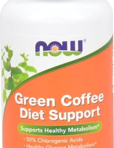 NOW Foods Green Coffee Diet Support - 90 Cápsulas Vegetais - Suporte para Dieta e Bem-Estar