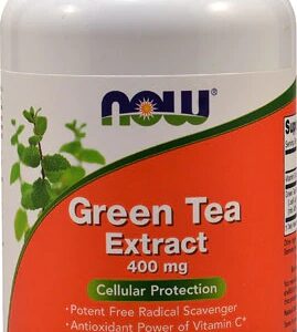 NOW Foods Extrato de Chá Verde 400mg - 250 Cápsulas Vegetarianas