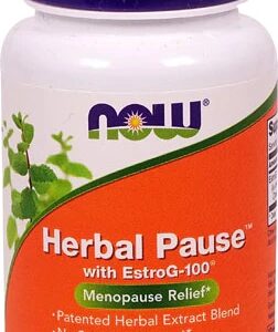 Comprar now foods herbal pause™ with estrog-100® -- 60 veg capsules preço no brasil herbs & botanicals menopause & pms suplementos em oferta women's health suplemento importado loja 37 online promoção -