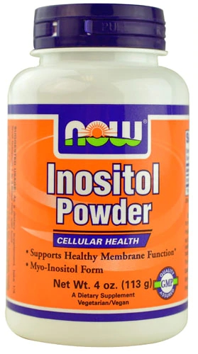NOW Foods Inositol em Pó 113g - Suporte ao Bem-Estar e Humor