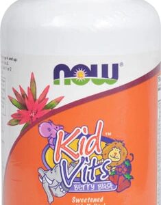 NOW Foods Kid Vits Berry Blast - Multivitamínico Mastigável Infantil 120 Unidades