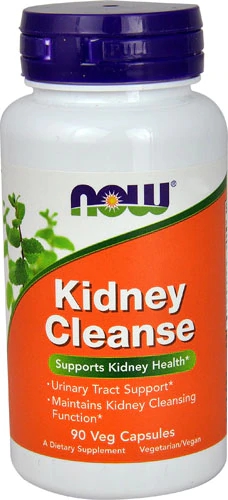 NOW Foods Kidney Cleanse - 90 Cápsulas Veganas - Saúde Renal Essencial