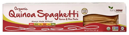 Macarrão Espaguete Orgânico NOW Foods Living Now® Quinoa e Arroz 227g