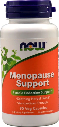 NOW Foods Menopause Support 90 Cápsulas Vegetarianas - Bem-Estar Natural