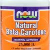 Comprar now foods natural beta carotene -- 25000 iu - 180 softgels preço no brasil beta carotene letter vitamins suplementos em oferta vitamin a vitamins & supplements suplemento importado loja 1 online promoção -