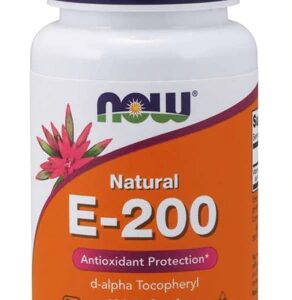 NOW Foods Natural E-200 -- 100 Softgels