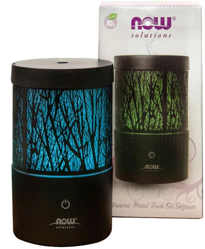 NOW Foods Now® Solutions Ultrasonic Metal Touch Oil Diffuser -- 1 Diffuser