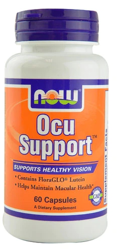 NOW Foods Ocu Support™ - Suplemento Completo para Saúde Ocular - 60 Cápsulas