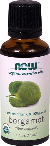 Óleo Essencial de Bergamota Orgânico NOW Foods 30ml - Bem-Estar e Aromaterapia