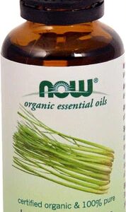 Óleo Essencial de Capim-Limão NOW Foods Orgânico 29.5ml - Puro e Natural