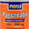 Comprar now foods pancreatin 10x -- 200 mg - 100 capsules preço no brasil gastrointestinal & digestion pancreatin suplementos em oferta vitamins & supplements suplemento importado loja 1 online promoção -