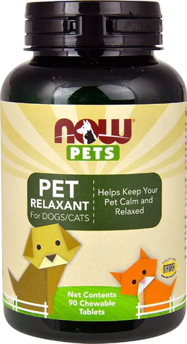 NOW Foods Pets Relaxant For Dogs-Cats -- 90 Chewable Tablets