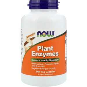 NOW Foods Plant Enzymes 240 Cápsulas Veganas para Digestão