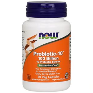 Comprar now foods probiotic-10™ -- 100 billion cfu - 30 vegetarian capsules preço no brasil acidophilus probiotics suplementos em oferta vitamins & supplements suplemento importado loja 53 online promoção -