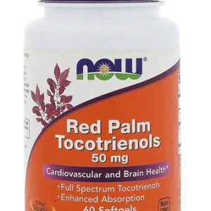 NOW Foods Red Palm Tocotrienols -- 50 mg - 60 Softgels