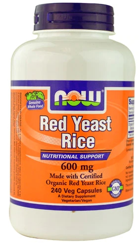 NOW Foods Red Yeast Rice -- 600 mg - 240 Veg Capsules