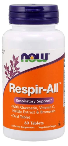 NOW Foods Respir-All 60 Tablets: Suporte Respiratório Completo