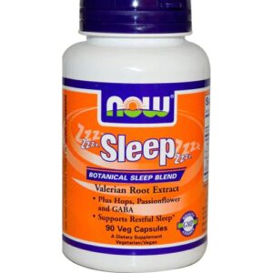NOW Foods Sleep - 90 Cápsulas Veganas para Noites Tranquilas