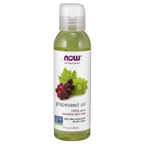 NOW Foods Solução Óleo de Semente de Uva 118ml - Pureza e Bem-Estar Natural